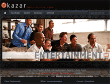 Tablet Screenshot of kazaraudiovideo.com